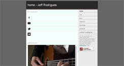 Desktop Screenshot of jeffrodriguesguitar.co.uk
